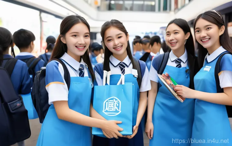 블루아카이브 한정 상품 분석 - **Prompt 2: Cafe Collaboration Happiness**
    Two female Blue Archive students, one resembling Nono...